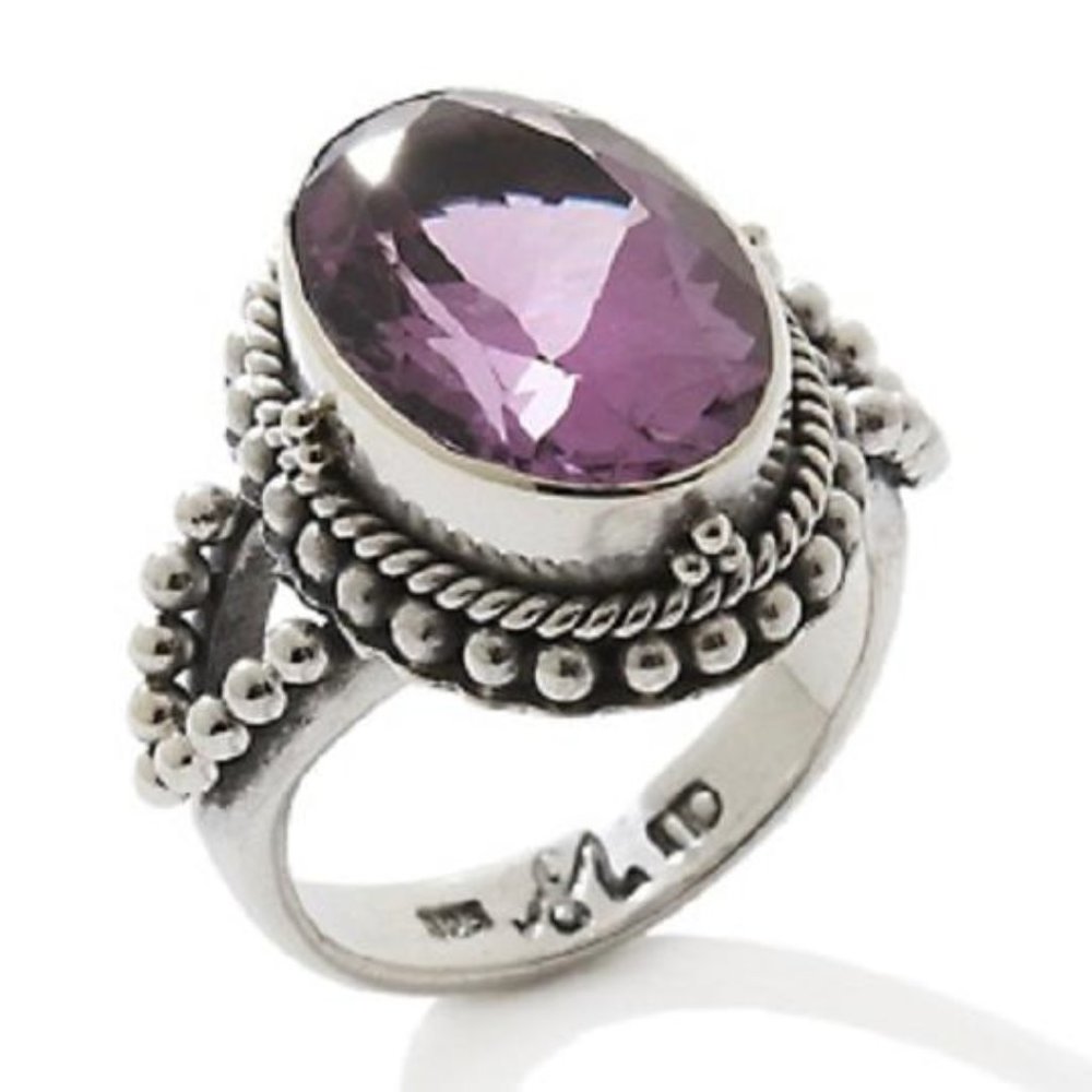 Robert Manse Amethyst Sterling Ring